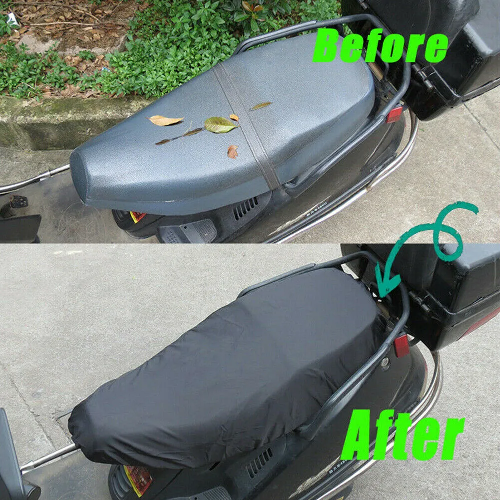 Durable Accessories Seat Cover Saddle Cover 1 Set Accessories Black Motorcycle Saddle Cover Waterproof 210D Oxford Cloth
Durable Accessories Seat Cover Saddle Cover 1 Set Accessories Black Motorcycle Saddle Cover Waterproof 210D Oxford Cloth