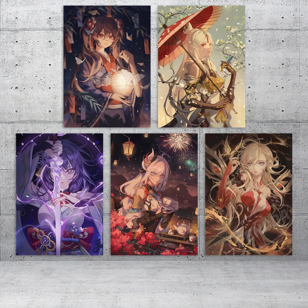 Wall Art Genshin Impact HD Printed Ning Guang Pictures Canvas Yae Miko Home Decor Game Modular Beelzebul Painting Christmas Gift
Wall Art Genshin Impact HD Printed Ning Guang Pictures Canvas Yae Miko Home Decor Game Modular Beelzebul Painting Christmas Gift