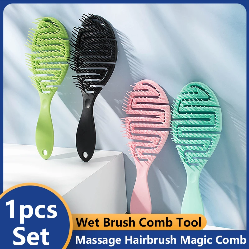 Wet Brush Comb Female Airbag Air Cushion Scalp Massage Hairbrush Dry and Wet Dual-use Long Hair Smooth Hair Magic Comb
Wet Brush Comb Female Airbag Air Cushion Scalp Massage Hairbrush Dry and Wet Dual-use Long Hair Smooth Hair Magic Comb