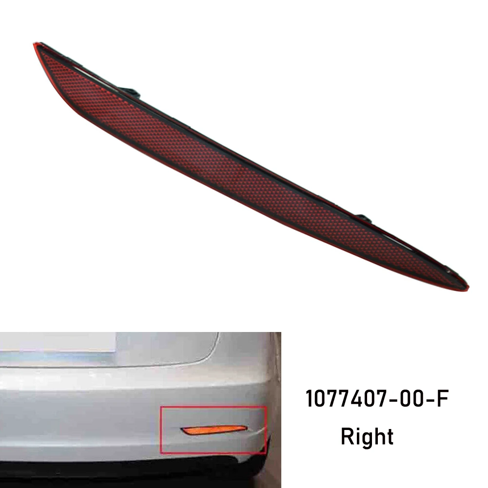 Specialty Rear Bumper Reflector Lamp Light for Tesla Model 3 Right Side Fit Red Lens Durable Material Part No 107740700F
Specialty Rear Bumper Reflector Lamp Light for Tesla Model 3 Right Side Fit Red Lens Durable Material Part No 107740700F