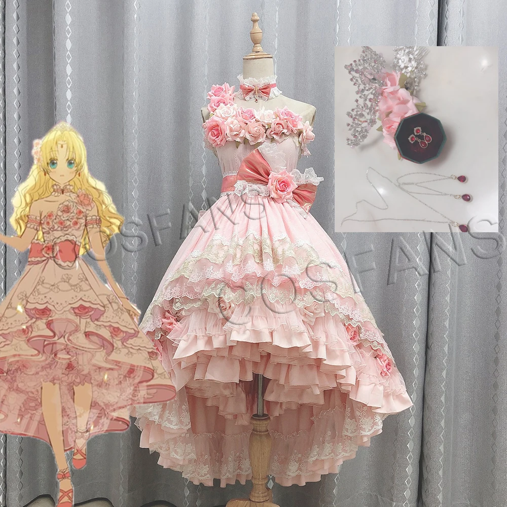 Amine Who Made Me A Princess Atanasia / Athy Cospaly Costume Beautiful Lolita Dress Sizes S-XXL New Custom-made wig shoes
Amine Who Made Me A Princess Atanasia / Athy Cospaly Costume Beautiful Lolita Dress Sizes S-XXL New Custom-made wig shoes