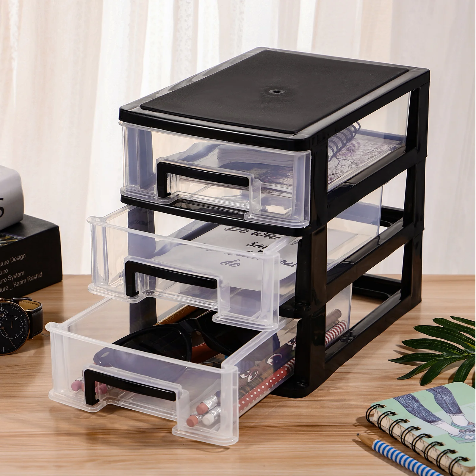 VOSAREA Desktop Storage Drawer Multi-layer Storage Cabinet Plastic Desktop Organizer
VOSAREA Desktop Storage Drawer Multi-layer Storage Cabinet Plastic Desktop Organizer