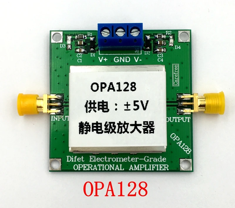 Electrometer-level Operational Amplifier OPA128 Low Offset Low Offset 110dB Gain High Stopband Shielding
Electrometer-level Operational Amplifier OPA128 Low Offset Low Offset 110dB Gain High Stopband Shielding