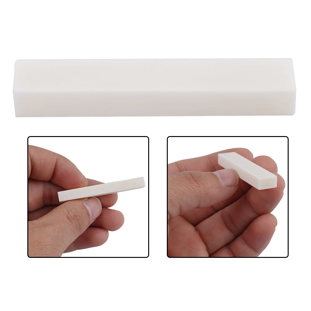 Universal Blank Bone Nut 52x10x6mm Luthier Saddle Bridge DIY Guitar Bass Ukulele Accessories For Any Instrumentos Musicales
Universal Blank Bone Nut 52x10x6mm Luthier Saddle Bridge DIY Guitar Bass Ukulele Accessories For Any Instrumentos Musicales