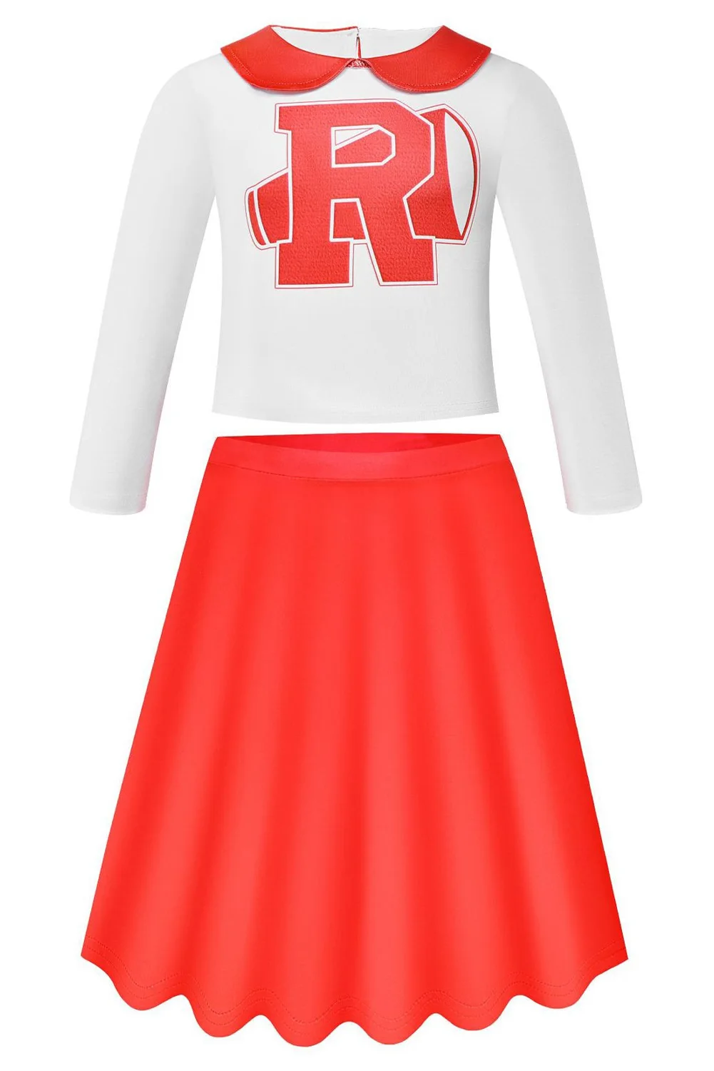 Movie Grease Pink Ladies Cheerleader Kids Roleplay Fantasia Outfit Rydell High Cosplay Girls Cheerleading Uniform Fancy Dress Up
Movie Grease Pink Ladies Cheerleader Kids Roleplay Fantasia Outfit Rydell High Cosplay Girls Cheerleading Uniform Fancy Dress Up