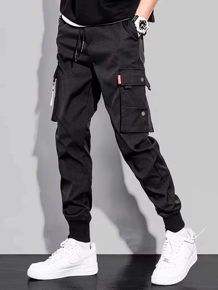 

Pants for men's Korean version trendy cropped pants for men's workwear casual pants, Harun leggings, slim fit pants, small feet