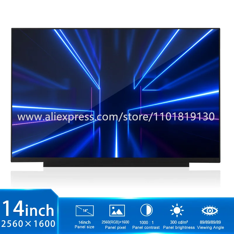 14 Inch Full New Original BOE TFT LCD Display NE140QDM-N6A TFT Screen 2560×1600 Laptop Display Replacement LCD Screen
14 Inch Full New Original BOE TFT LCD Display NE140QDM-N6A TFT Screen 2560×1600 Laptop Display Replacement LCD Screen
