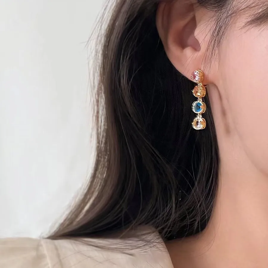 Long Tassel Earrings For Women Geometric Crystal Eardrop Wed Bridal Jewelry Accessories
Long Tassel Earrings For Women Geometric Crystal Eardrop Wed Bridal Jewelry Accessories