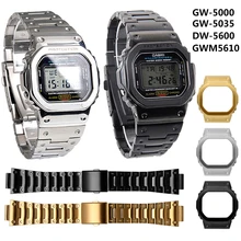 For G-SHOCK Metal Mod Kit Case Frame watch band For DW5600 DW5610 GWM5610 DW5030 GW5000 Stainless Steel StrapBezel Replacements
For G-SHOCK Metal Mod Kit Case Frame watch band For DW5600 DW5610 GWM5610 DW5030 GW5000 Stainless Steel StrapBezel Replacements