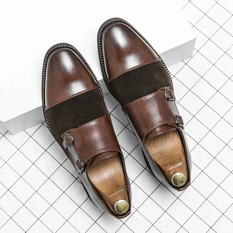 Plus-size 48 Leather Shoes for Men Elegant Monk Formal Dress Shoes Men Business Senior Leather Driving Shoes Loafers Men
Plus-size 48 Leather Shoes for Men Elegant Monk Formal Dress Shoes Men Business Senior Leather Driving Shoes Loafers Men