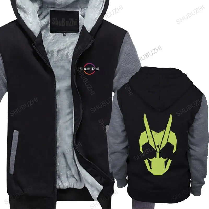 

Fashion brand winter hoodies mens loose cool style warm hoody TV Series Kamen Rider Female fleece Zip-up euro size High Quality