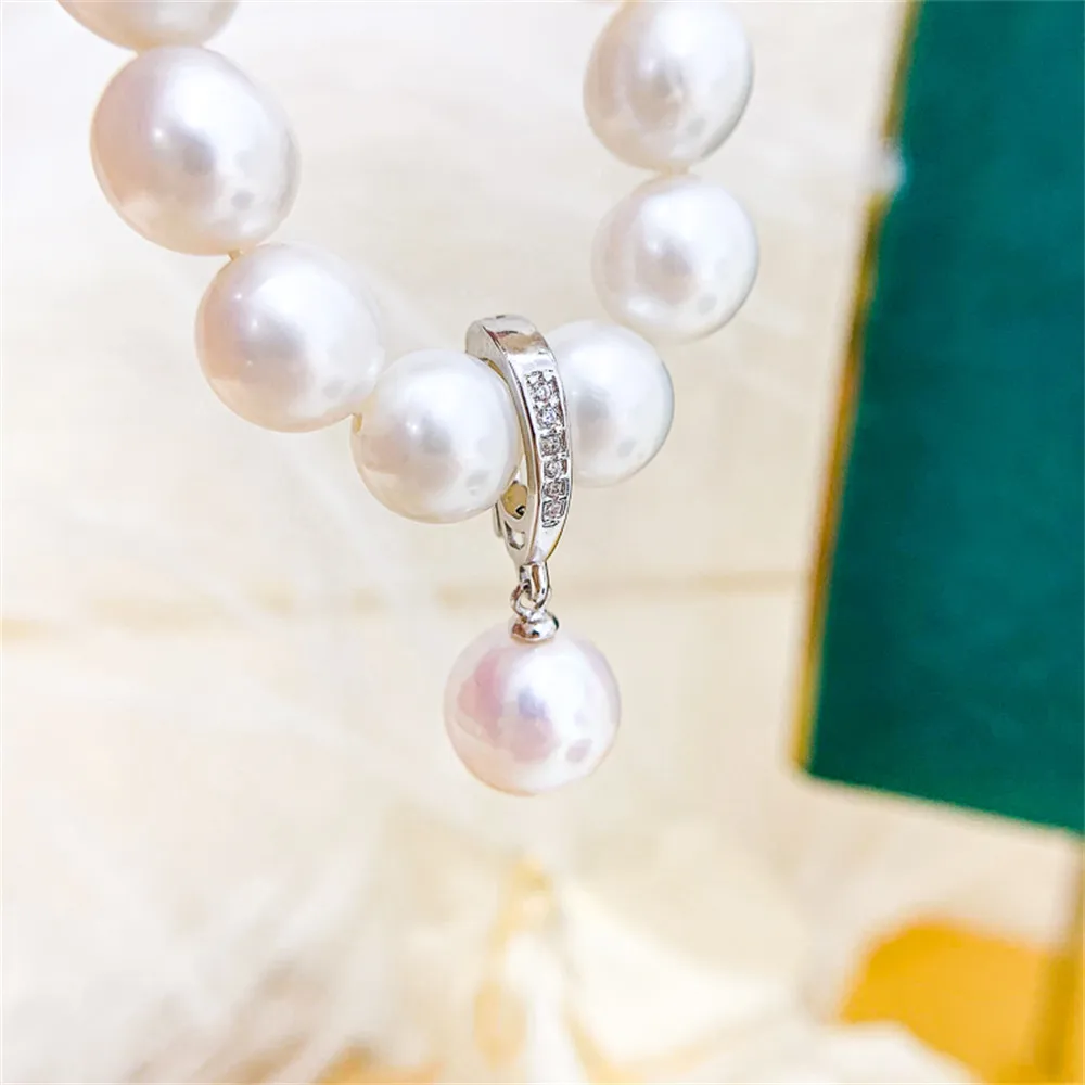 DIY pearl accessories S925 sterling silver pendant with empty clasp gold silver color with 8-12mm beads
DIY pearl accessories S925 sterling silver pendant with empty clasp gold silver color with 8-12mm beads