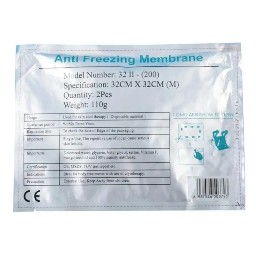 Anti Freeze Membrane 32X32/34 X 42Cm Anti Freezeing For Loss Weight Anti-Freezeing Pad Clinical Spa Use
Anti Freeze Membrane 32X32/34 X 42Cm Anti Freezeing For Loss Weight Anti-Freezeing Pad Clinical Spa Use