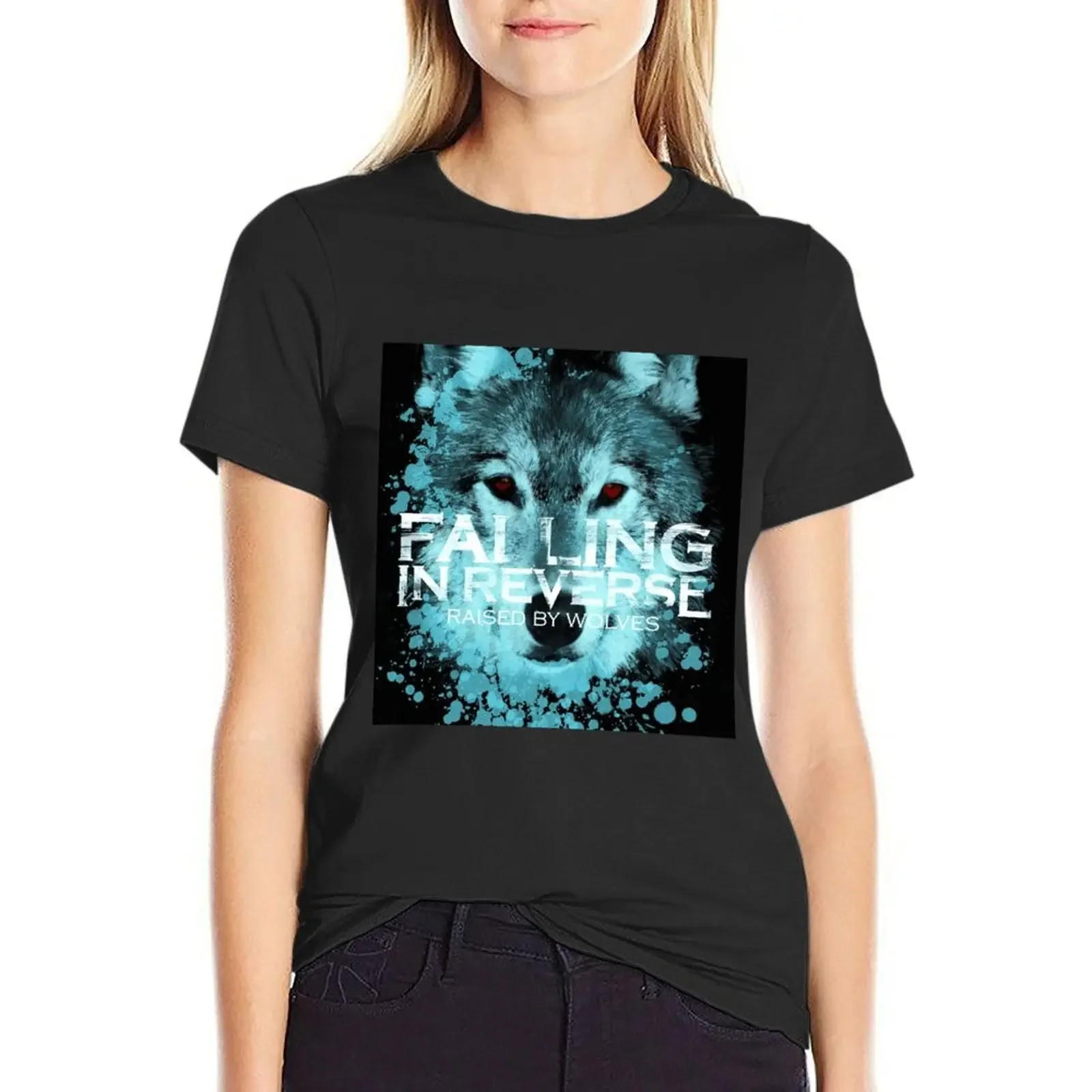 Falling In Reverse raised by wolves T-Shirt vintage clothes cute tops anime clothes graphics Women t shirt
Falling In Reverse raised by wolves T-Shirt vintage clothes cute tops anime clothes graphics Women t shirt