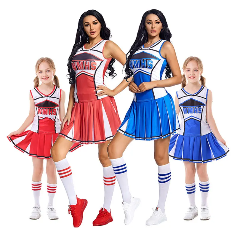 Schoolgirl Cheer Musical Glee Cheerleader Costumes Stage Performance Clothing Sleeveless Football Baby Cheerleader Dress
Schoolgirl Cheer Musical Glee Cheerleader Costumes Stage Performance Clothing Sleeveless Football Baby Cheerleader Dress