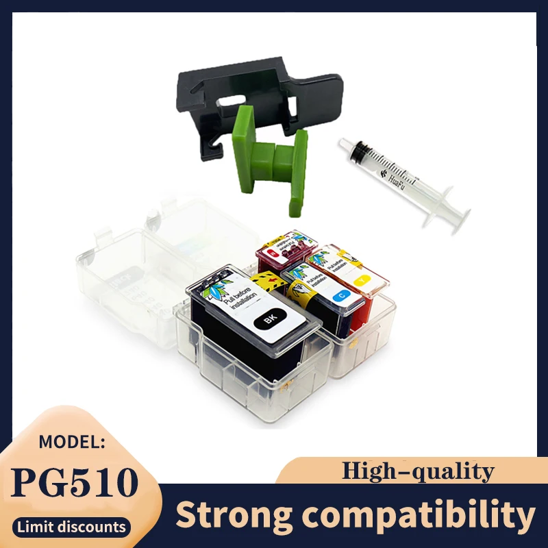 PG 510 CL 511 Refill Cartridge For Canon 445 446 810 811 512 513 145 146 245 246 745 746 XL Smart Cartridge
PG 510 CL 511 Refill Cartridge For Canon 445 446 810 811 512 513 145 146 245 246 745 746 XL Smart Cartridge
