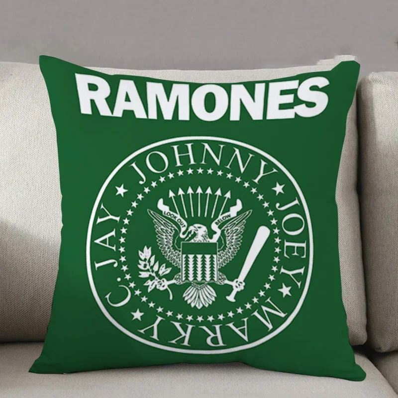 

Pillowcase 40*40 Rock-Ramones Cushion Cover 45x45 Decorative Pillowcases for Pillows Lounge Chairs Fall Decoration Pillow Hugs