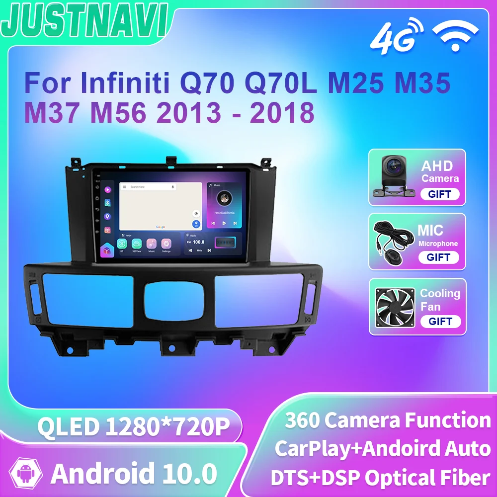 JUSTNAVI Android Car Radio For Infiniti Q70 M37 1 2013-2020 Multimedia Vedio Player GPS Carplay Navigation No 2din DVD Head Unit
JUSTNAVI Android Car Radio For Infiniti Q70 M37 1 2013-2020 Multimedia Vedio Player GPS Carplay Navigation No 2din DVD Head Unit