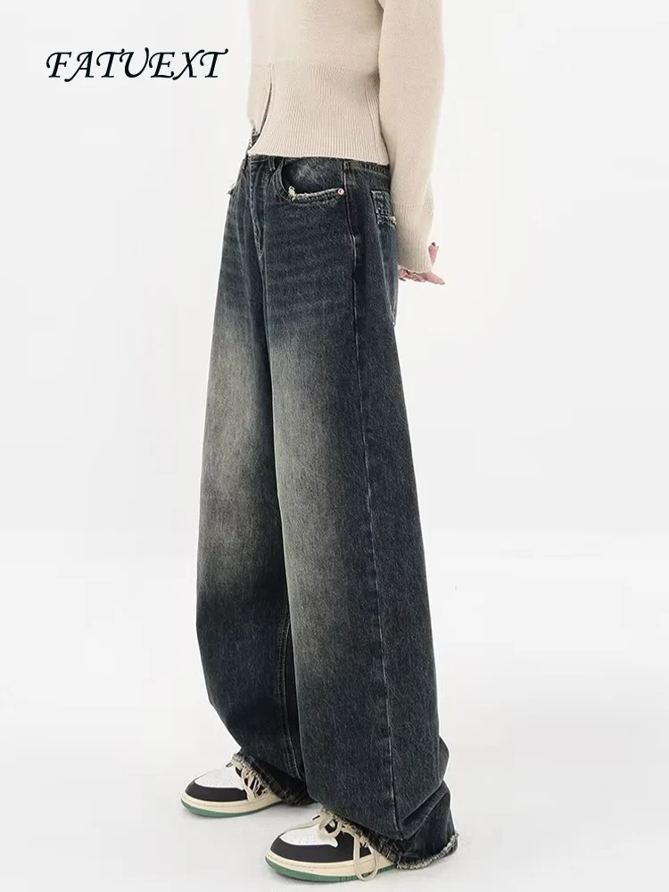 Harajuku High Streetwear Retro Baggy Jeans Women Autumn Winter High Waist Loose Wide Leg Jeans Y2k Fashion Casual Denim Trousers
Harajuku High Streetwear Retro Baggy Jeans Women Autumn Winter High Waist Loose Wide Leg Jeans Y2k Fashion Casual Denim Trousers
