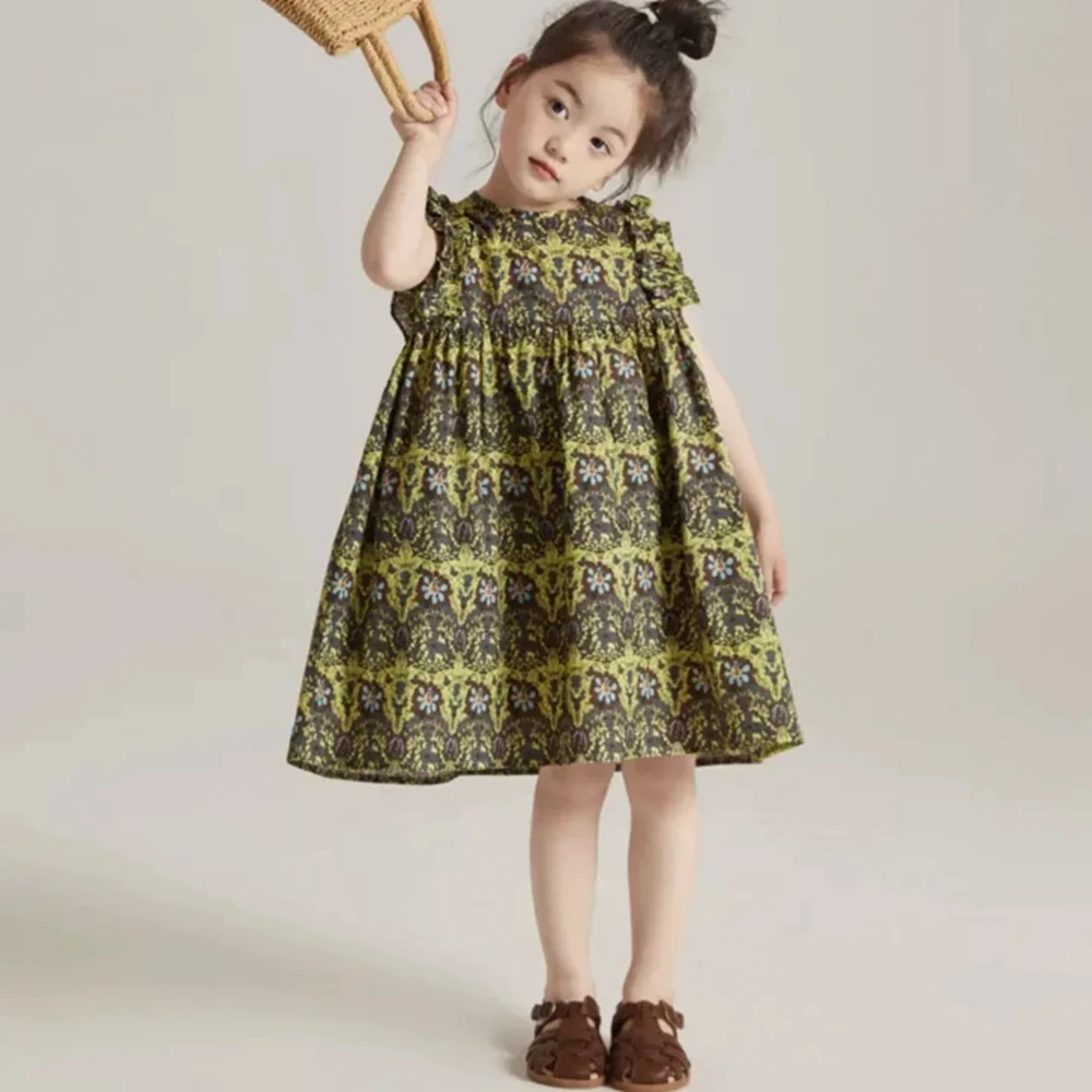 Toddler Kids Floral Dresses for Girls Sleeveless Print Casual Dress Teenage Girls Causal Tank Dress Outfits 3-14 Years
Toddler Kids Floral Dresses for Girls Sleeveless Print Casual Dress Teenage Girls Causal Tank Dress Outfits 3-14 Years