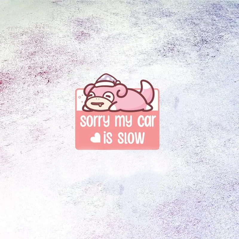 Anime My Car Is Slow Car Sticker Bumper Decoration Window Sticker Pack Auto Parts External Accessories Inkjet Vinyl Decal
Anime My Car Is Slow Car Sticker Bumper Decoration Window Sticker Pack Auto Parts External Accessories Inkjet Vinyl Decal