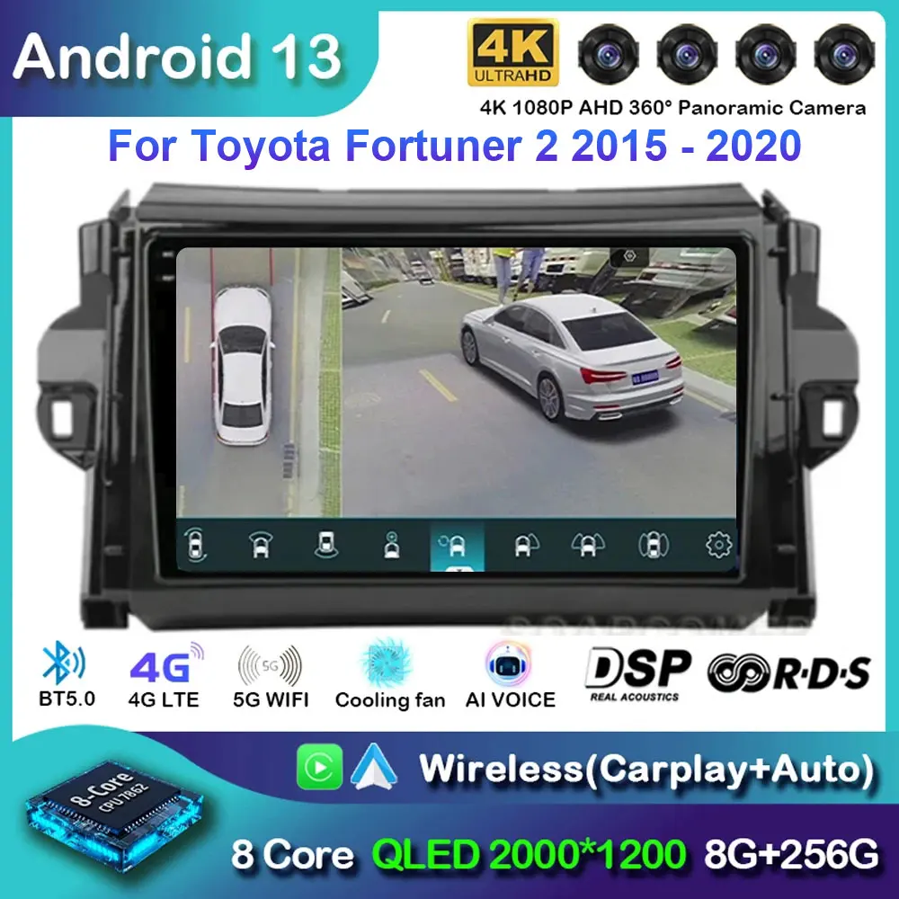 Android 13 для Toyota Fortuner 2 2015 2016 2017 2018 2019 автомобильное радио стерео мультимедийная навигация GPS Carplay 2 din головное устройство
Android 13 для Toyota Fortuner 2 2015 2016 2017 2018 2019 автомобильное радио стерео мультимедийная навигация GPS Carplay 2 din головное устройство
