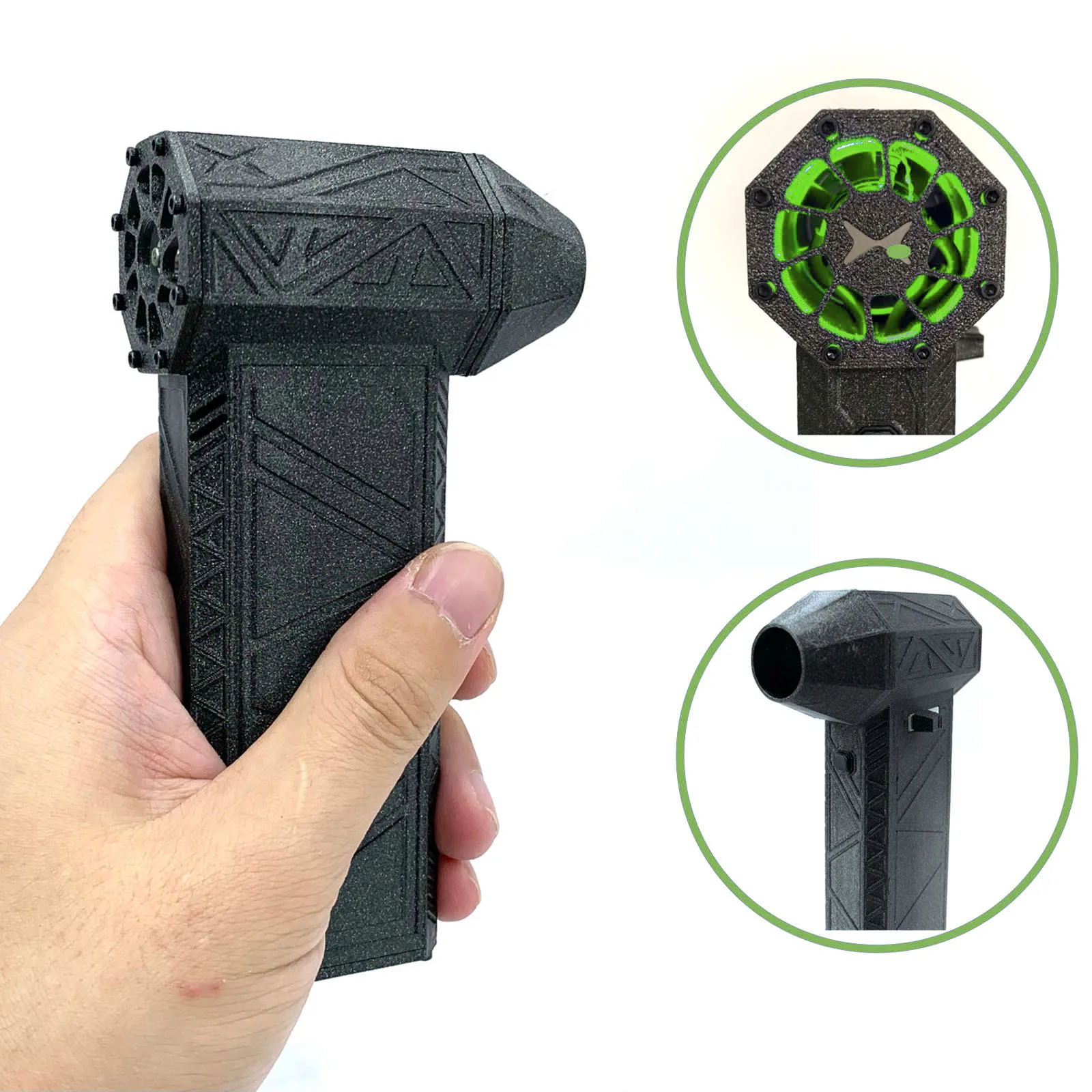 Pocket Jetfan Mini Turbo Jet Fan Turbo Violent Fan With LED Light 110000 RPM Brushless Motor Powerful Blower High Speed Duct Fan
Pocket Jetfan Mini Turbo Jet Fan Turbo Violent Fan With LED Light 110000 RPM Brushless Motor Powerful Blower High Speed Duct Fan