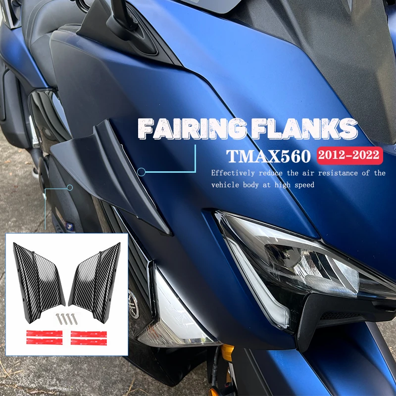 

MTKRACING For YAMAHA TMAX 530 TMAX 560 TMAX530 TMX560 2012-2022 Motorcycle Fairing Winglets Side Wing Protection Cover