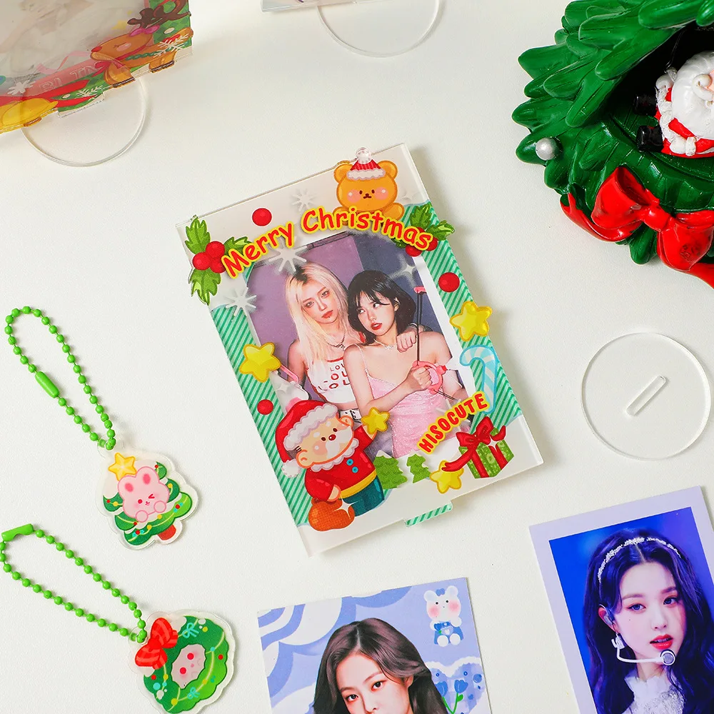 Christmas 3-Inch Photocards Frame Stand Card Cartoon Festival Atmosphere Desktop Couple Photo Transparent Acrylic Display Frame
Christmas 3-Inch Photocards Frame Stand Card Cartoon Festival Atmosphere Desktop Couple Photo Transparent Acrylic Display Frame