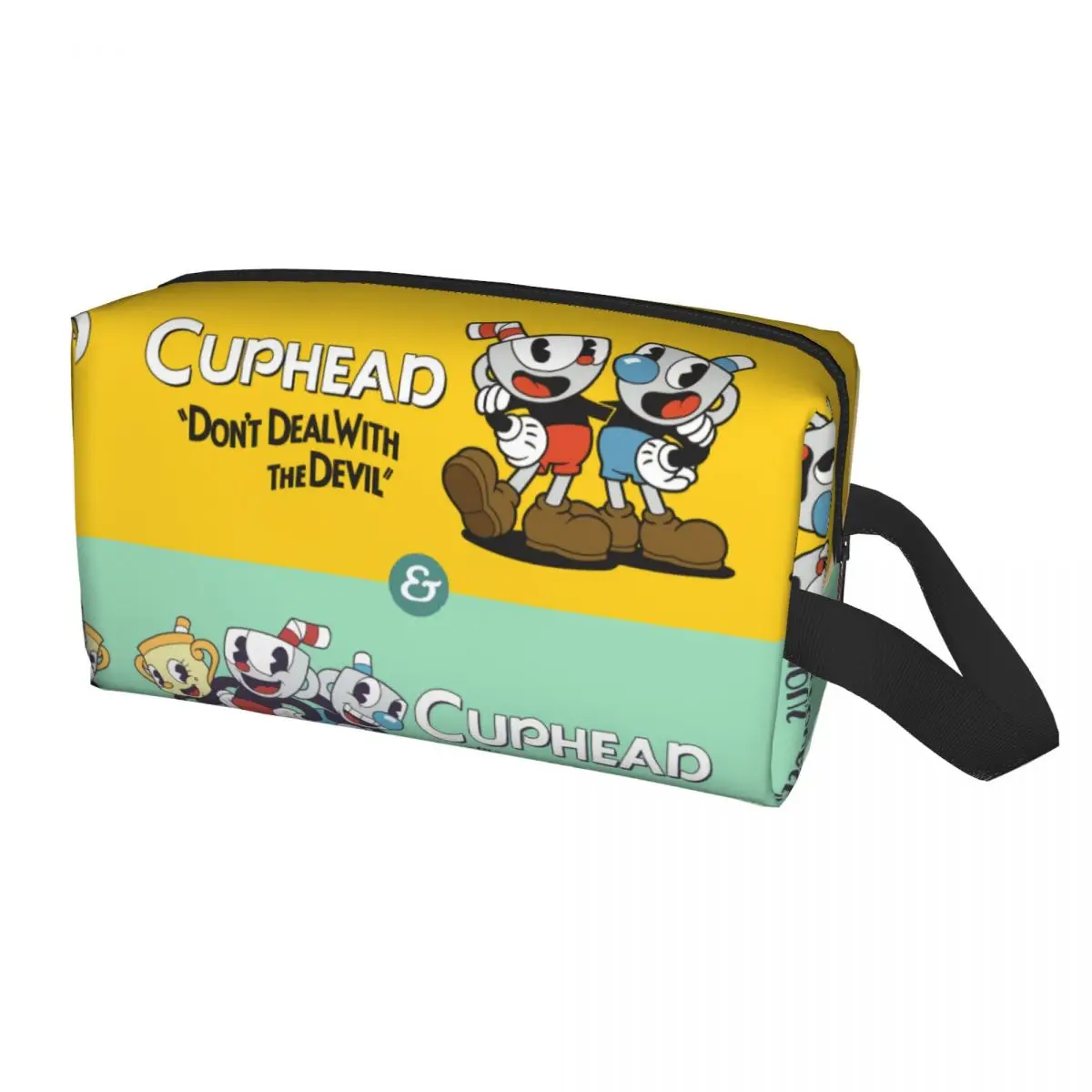 Забавная Женская сумочка для туалетных принадлежностей Cuphead Mugman на заказ, мультяшный игровой органайзер для косметики, женский косметический набор для хранения
Забавная Женская сумочка для туалетных принадлежностей Cuphead Mugman на заказ, мультяшный игровой органайзер для косметики, женский косметический набор для хранения