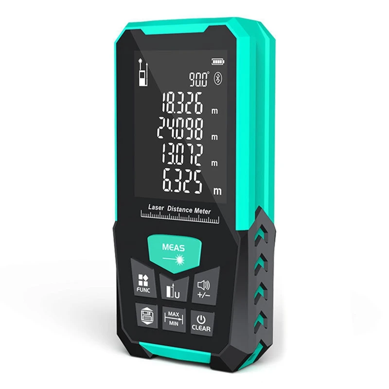 Laser Range Finder 200 Meters Phase Range Finder Electronic Ruler Practical Measurement Tool, Green ABS
Laser Range Finder 200 Meters Phase Range Finder Electronic Ruler Practical Measurement Tool, Green ABS