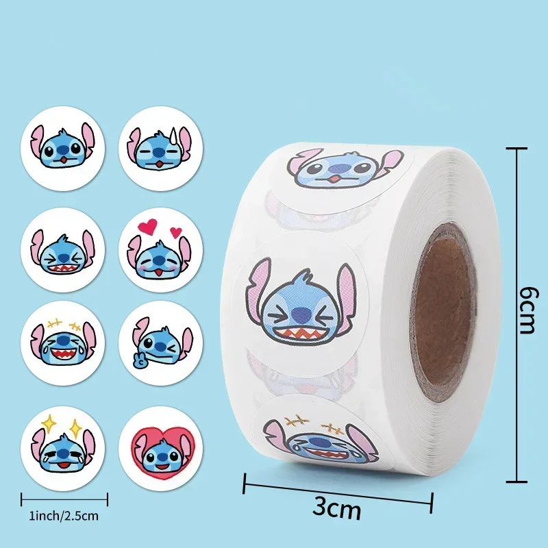 500pcs/roll Cute Disney Stitch Sealing Stickers Cartoon Anime Lilo & Stitch Stickers DIY Gift Bag Decor Round Album Diary Label
500pcs/roll Cute Disney Stitch Sealing Stickers Cartoon Anime Lilo & Stitch Stickers DIY Gift Bag Decor Round Album Diary Label