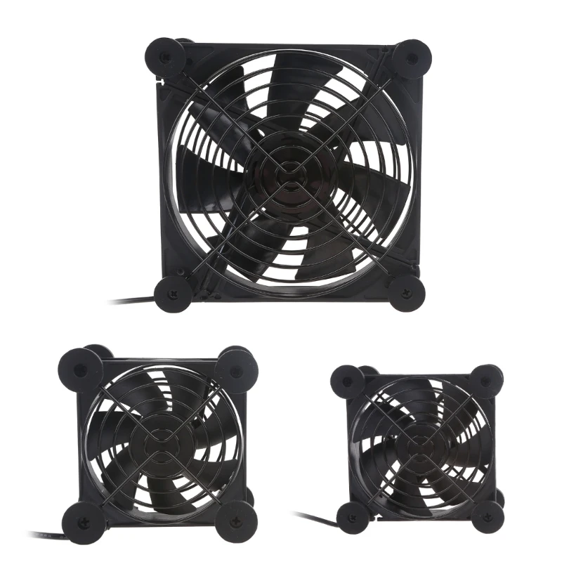 5V USB Powered PC Router Fans High Airflows Quiet Cooling Fan for Computer Case
5V USB Powered PC Router Fans High Airflows Quiet Cooling Fan for Computer Case