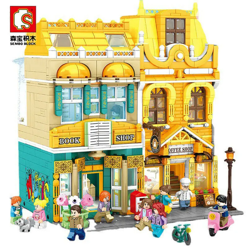 Sembo Block Kids Building Toys DIY Blocks Teens Gift Puzzle With Light Book Coffee Shop Boys Girls Gift 601143 601144
Sembo Block Kids Building Toys DIY Blocks Teens Gift Puzzle With Light Book Coffee Shop Boys Girls Gift 601143 601144