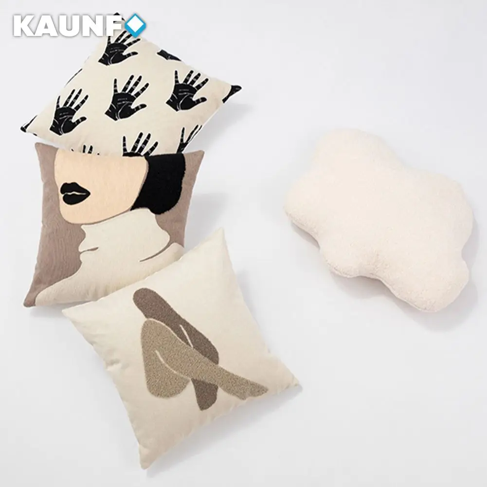 KAUNFO Beige Squared Cushion Cover Cartoon Style Art Pillowcase Sofa Car Home Decorative Pillow Covers 45x45cm
KAUNFO Beige Squared Cushion Cover Cartoon Style Art Pillowcase Sofa Car Home Decorative Pillow Covers 45x45cm