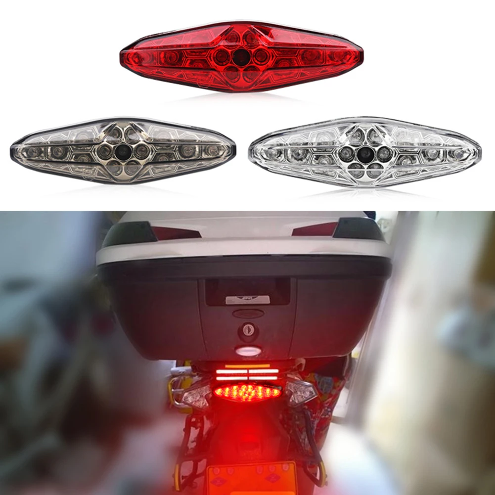 Motorcycle Tail Warning Light Fog Lamps Waterproof Moto Rear Braking Reversing Lights Driving Safety Motorbike Refit
Motorcycle Tail Warning Light Fog Lamps Waterproof Moto Rear Braking Reversing Lights Driving Safety Motorbike Refit