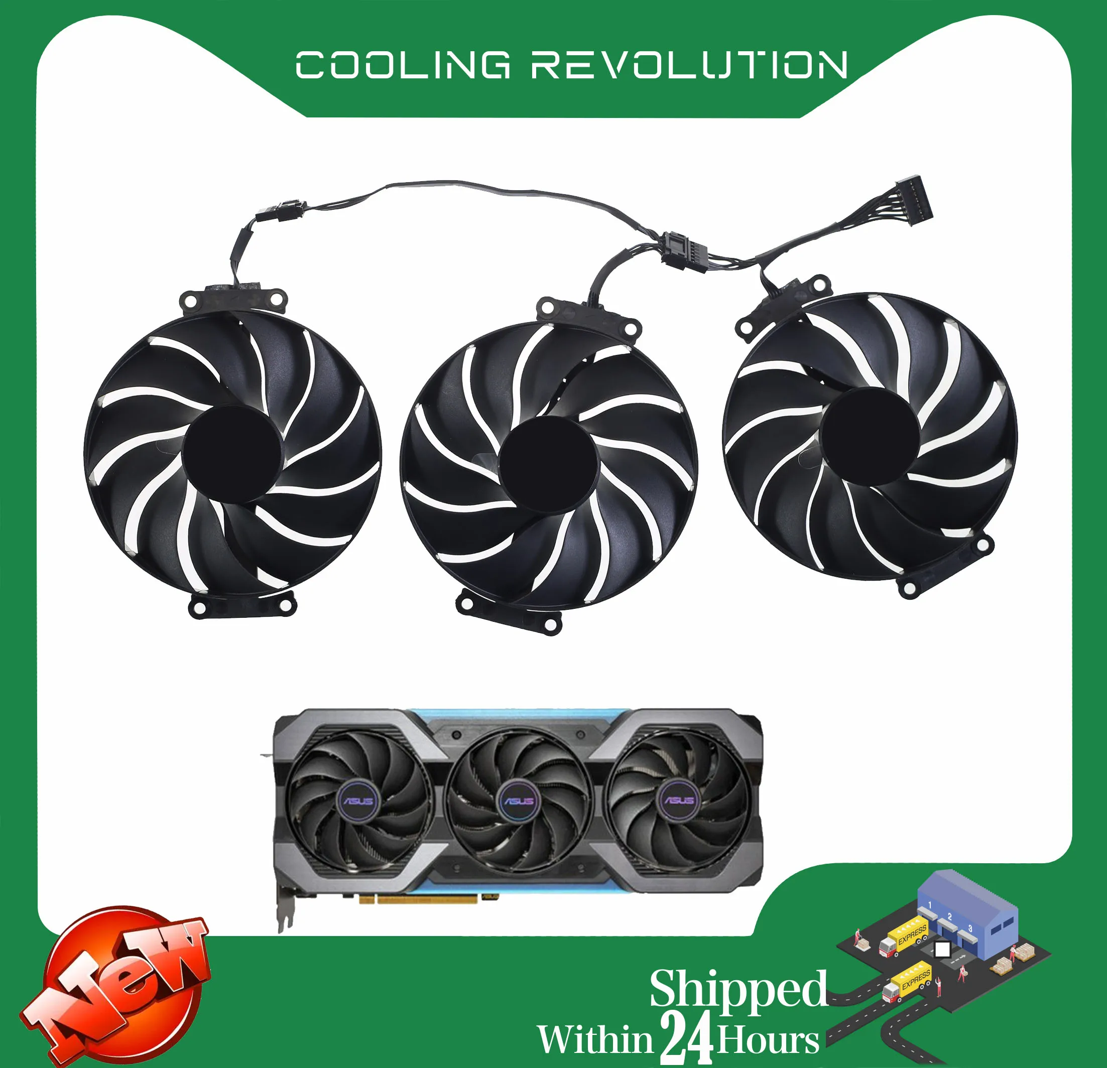 90MM CF9015U12D FD9015U12D PLA09215B12H DC12V Graphics card Fan For ASUS ATS RTX4060 RTX4060Ti RTX4070 GAMING Fan
90MM CF9015U12D FD9015U12D PLA09215B12H DC12V Graphics card Fan For ASUS ATS RTX4060 RTX4060Ti RTX4070 GAMING Fan