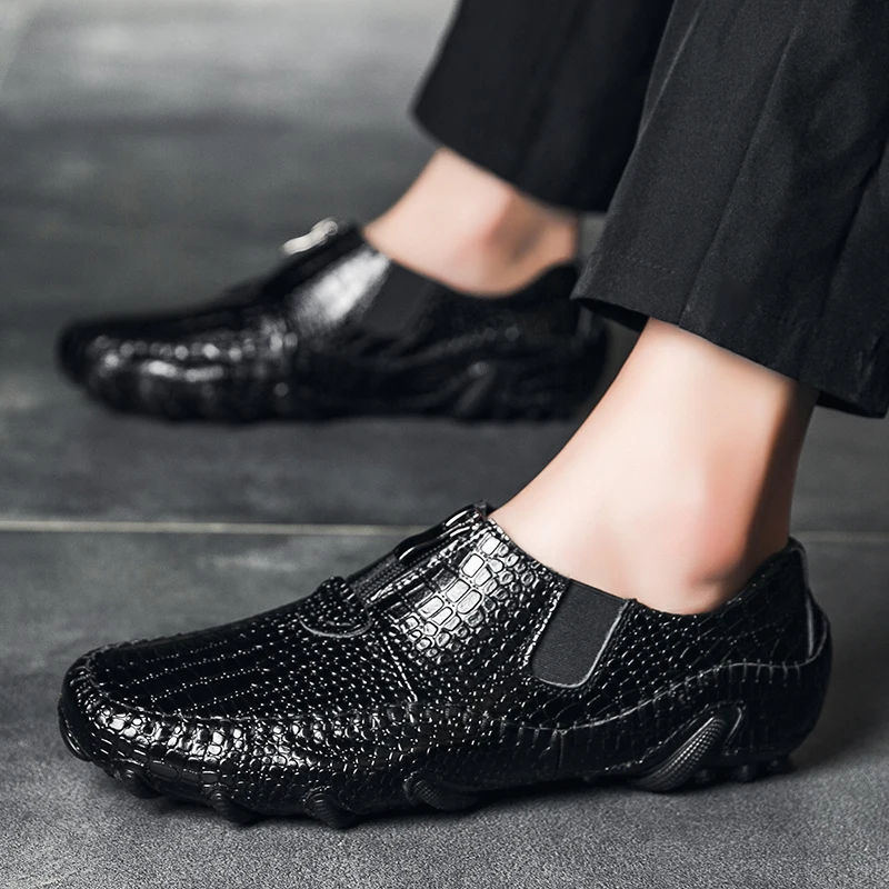 Genuine Leather Loafers Men slip on fashion Design Moccasin Soft Flat Casual Men Shoes Male Footwear Handmade Boat Shoes men
Genuine Leather Loafers Men slip on fashion Design Moccasin Soft Flat Casual Men Shoes Male Footwear Handmade Boat Shoes men