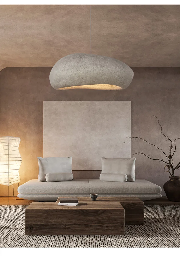 Nordic Handmade Wabi Sabi Restaurant Chandelier Japan Style Indoor Loft LED Hanging Light Kitchen Island Cafe Shope Pendant Lamp Nordic Handmade Wabi Sabi Restaurant Chandelier Japan Style Indoor Loft LED Hanging Light Kitchen Island Cafe Shope Pendant Lamp
