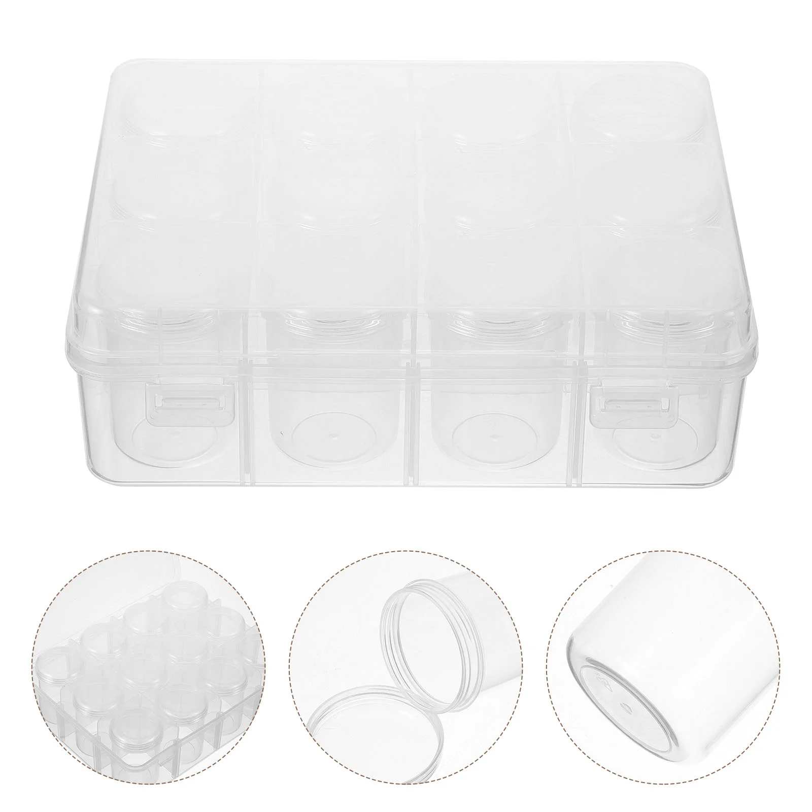 1 Set Individual Bead Bottle with Box Loose Beads Container Multi-function Beads Organizers
1 Set Individual Bead Bottle with Box Loose Beads Container Multi-function Beads Organizers