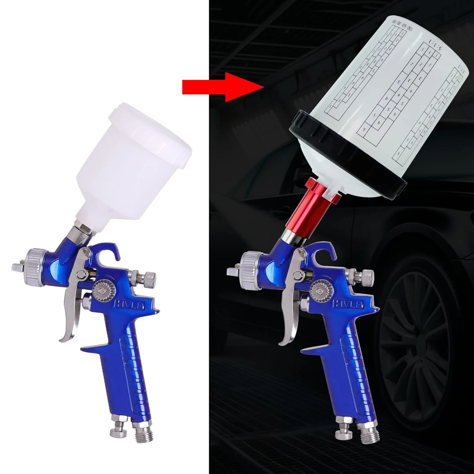 0.8mm/1.0mm Nozzle H-2000 Professional HVLP Mini Paint Spray Gun Airbrush for Painting Car Aerograph Pneumatic Gun 9 Mallzona Sf87fbf42ab7c4dffbe7dd92d3bc3660aE 0.8mm/1.0mm Nozzle H-2000 Professional HVLP Mini Paint Spray Gun Airbrush for Painting Car Aerograph Pneumatic Gun Mallzona