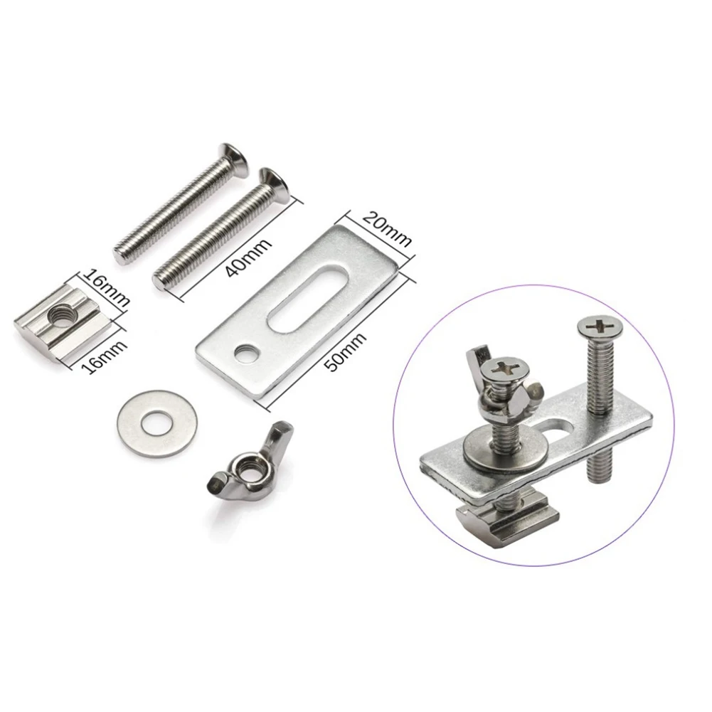Power Tools Clamp Hold Down Metal Plywood Engraving Machine Silver T-Track Wear Resistant Adjustable Brand New
Power Tools Clamp Hold Down Metal Plywood Engraving Machine Silver T-Track Wear Resistant Adjustable Brand New
