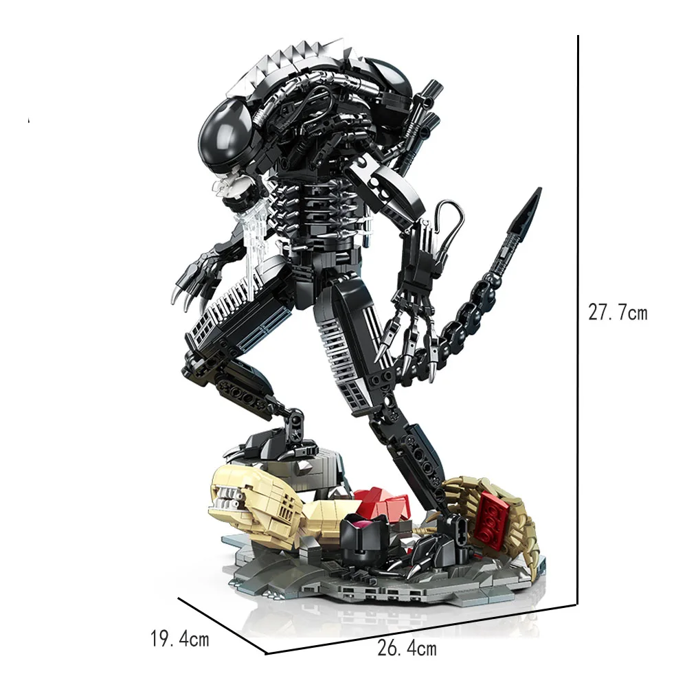 creative expert Battle robot Alien moc Building Block Xenomorph model toy Star Beast birthday New Year gifts Christmas 882pcs creative expert Battle robot Alien moc Building Block Xenomorph model toy Star Beast birthday New Year gifts Christmas 882pcs