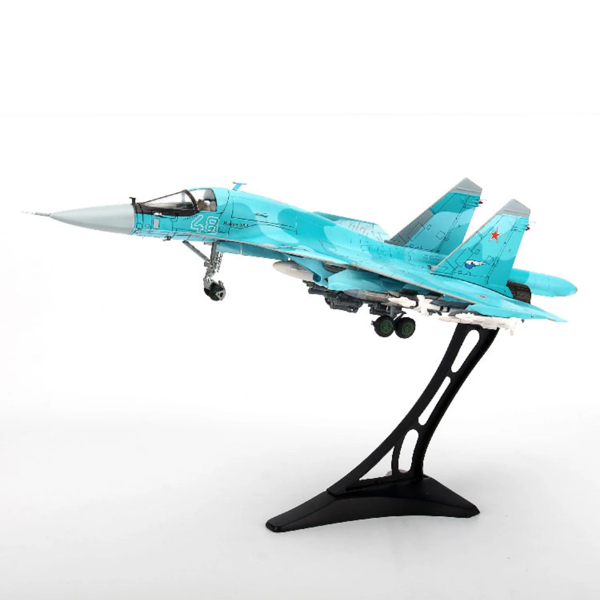 

Die cast 1:72 ratio Russian Air Force SU-34 fighter jet alloy aircraft simulation model collection men's gift