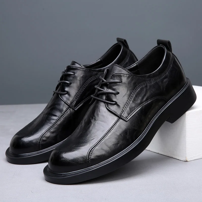 Mens dress shoes lacr up Luxury Casual Genuine Leather Leisure Shoes Comfortable Trend Fashion Shoes men wedding party shoes
Mens dress shoes lacr up Luxury Casual Genuine Leather Leisure Shoes Comfortable Trend Fashion Shoes men wedding party shoes