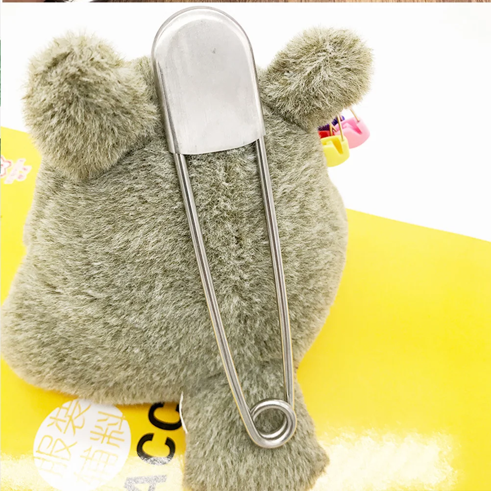 Safety Pins Extra Large Pins Stainless Steel Clasp for Scarf Blankets Skirts Kilts Knitted Fabric Crafts DIY Sewing Tools
Safety Pins Extra Large Pins Stainless Steel Clasp for Scarf Blankets Skirts Kilts Knitted Fabric Crafts DIY Sewing Tools
