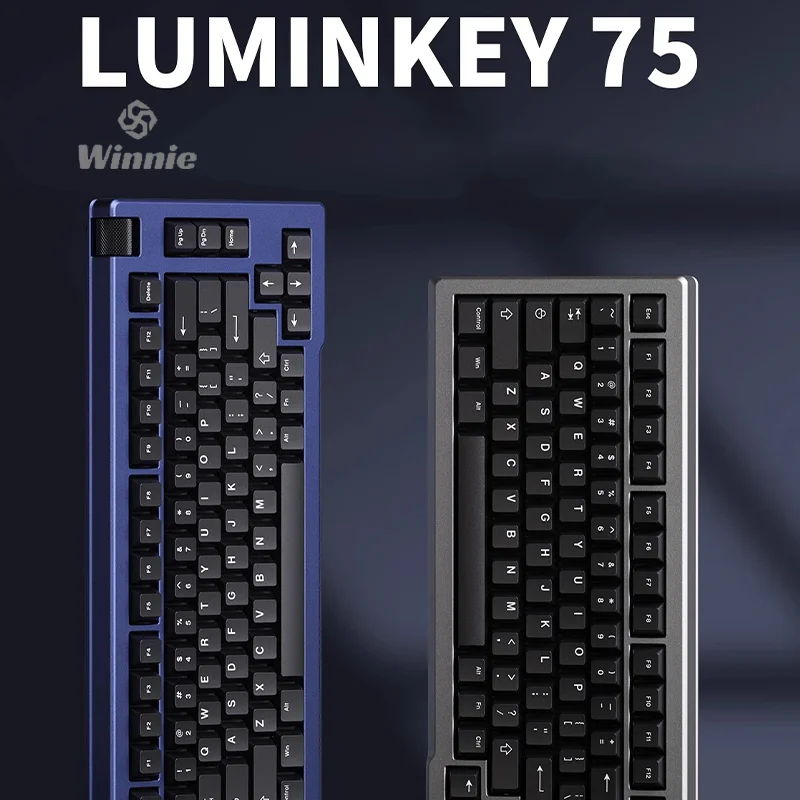 Механическая клавиатура Luminkey75, проводная высокочастотная клавиатура с ЧПУ и алюминиевым корпусом, 81key, с низкой задержкой, для любителей компьютерных игр и офиса 
Механическая клавиатура Luminkey75, проводная высокочастотная клавиатура с ЧПУ и алюминиевым корпусом, 81key, с низкой задержкой, для любителей компьютерных игр и офиса