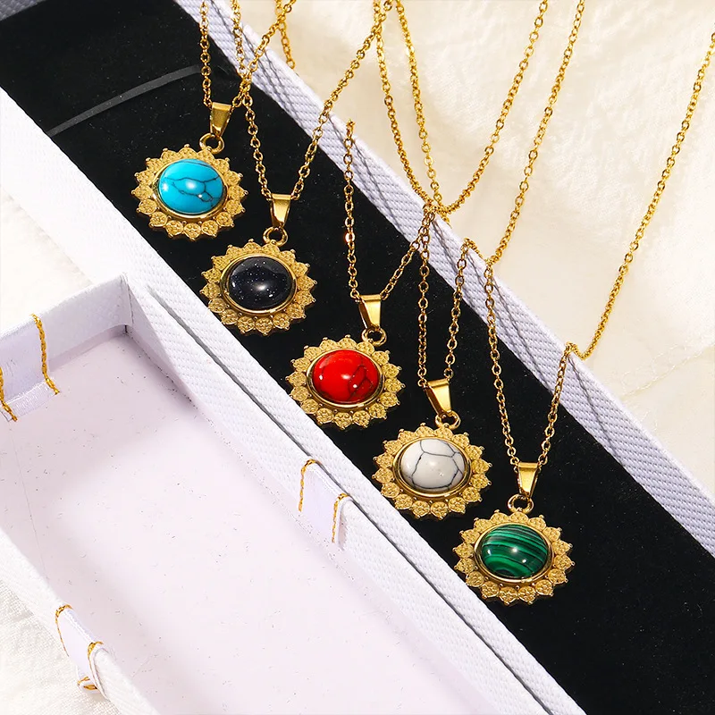 Cheap Items With Free Shipping Luxury Brand Flower Pendant Necklaces 316l Stainless Steel Jewelry For Women Collier Femme Gifts
Cheap Items With Free Shipping Luxury Brand Flower Pendant Necklaces 316l Stainless Steel Jewelry For Women Collier Femme Gifts