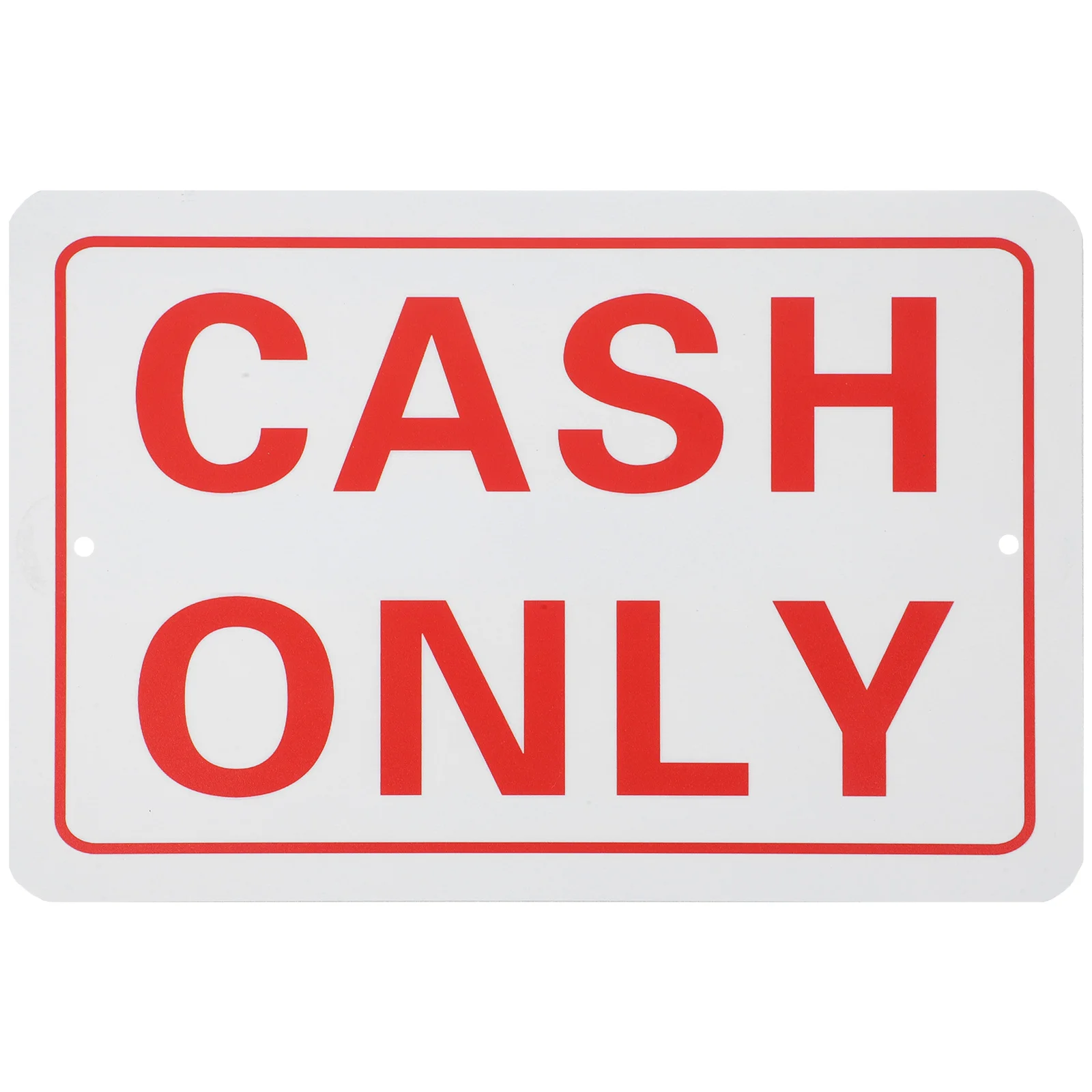 

Cash Sign Only for Shop Wall Business Accepted Cashier Store No Credit Card Checks Emblems