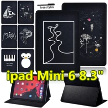 Tablet Case for Apple IPad Mini 6 8.3 Inch 2021 A2567 A2568 A2569 Case Simple Pattern Ultra Thin Portable Leather Stand Cover
Tablet Case for Apple IPad Mini 6 8.3 Inch 2021 A2567 A2568 A2569 Case Simple Pattern Ultra Thin Portable Leather Stand Cover